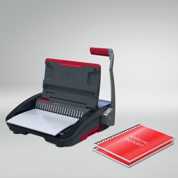 GBC CombBind CB20 Kamm-Bindegerät 240 Blätter Schwarz, Rot, 9 image