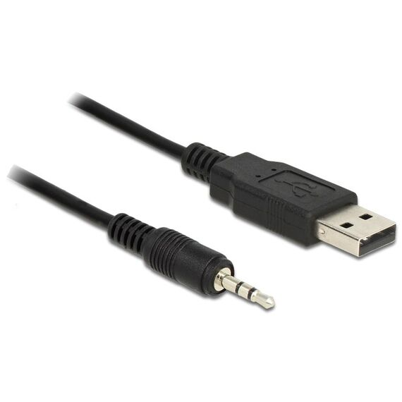 DeLOCK 1.8m USB 2.0-A/2.5mm Audio-Kabel 1,8 m USB Typ-A Schwarz