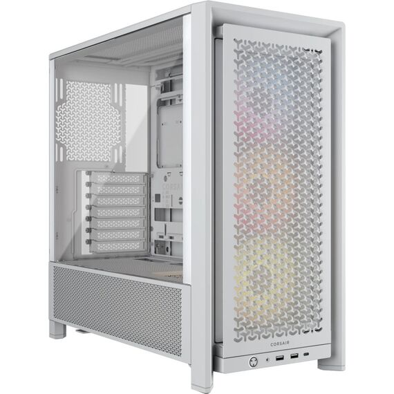 Corsair FRAME 4000D RS ARGB Midi Tower Weiß, Farbe: Weiß