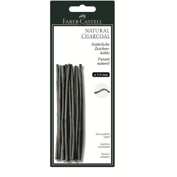 Faber-Castell 129198 Kohlestift Grau