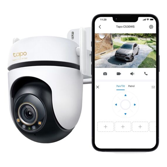 TP-Link TAPO C530WS Sicherheitskamera Turret IP-Sicherheitskamera Draußen 2880 x 1620 Pixel Wand, 4 image