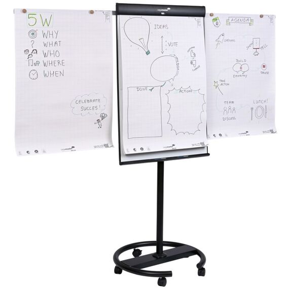 Legamaster SKETCH PRO mobiles Flipchart Rundfuß, 11 image