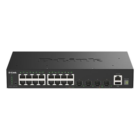 D-Link 20-Port Smart Managed Gigabit Stack Switch 4x 10G