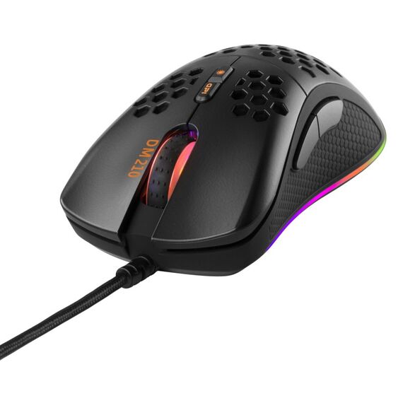 Deltaco Gaming GAM-108 Maus Rechts USB Typ-A Optisch 6400 DPI