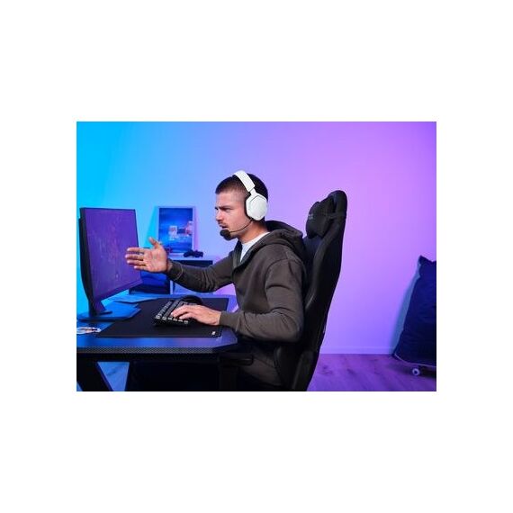 Trust GXT 493W Carus Kopfhörer Verkabelt & Kabellos Kopfband, Helm Gaming USB Type-C / USB Type-A Bluetooth Weiß, 11 image