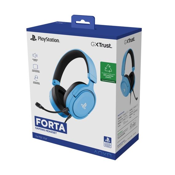 Trust GXT 498B Forta Kopfhörer Kabelgebunden Kopfband Gaming Blau, Farbe: Blau, Länge: 1,2 m, 12 image