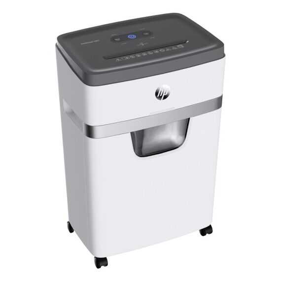 HP OneShred 18CC Aktenvernichter Partikelschnitt-Zerkleinerung 65 dB 22 cm Weiß, Schwarz