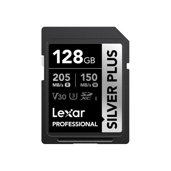 Lexar Professional SILVER PLUS 128 GB SDXC UHS-I, Kapazität: 128 GB