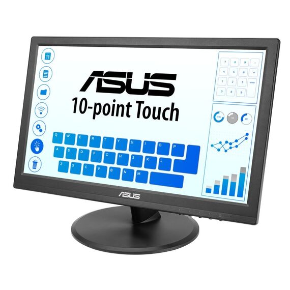 ASUS Touch VT169HE Computerbildschirm 39,6 cm (15.6") 1920 x 1080 Pixel Full HD LED Touchscreen Tisch Schwarz, 5 image