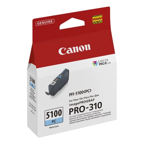 Canon PFI-5100 PC Druckerpatrone 1 Stück(e) Original Foto zyan, 2 image