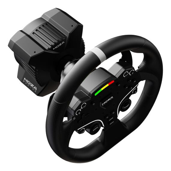 Moza Racing RS074 Gaming-Controller Schwarz Bluetooth/USB Lenkrad + Pedale Digital PC, 3 image