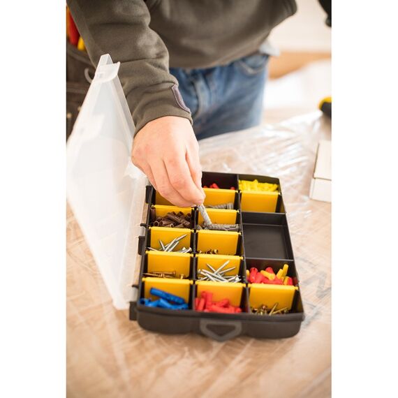 Stanley STST81680-1 Aufbewahrungsbox Ablageschale Rechteckig Polypropylen (PP) Schwarz, Gelb