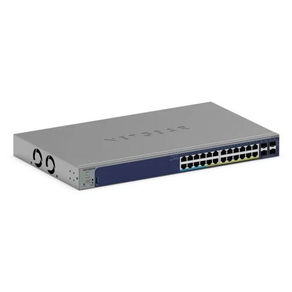 NETGEAR GS728TXUP Managed Gigabit Ethernet (10/100/1000) Power over Ethernet (PoE) 1U Grau