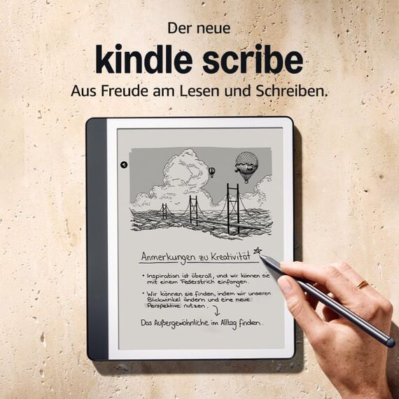 Amazon Kindle Scribe eBook-Reader Touchscreen 16 GB WLAN Anthrazit, 2 image
