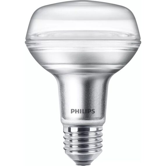 Philips by Signify Philips LED Lampe 4W (60W) E27, R80, 345lm, 2700K, klar