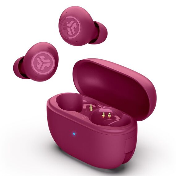 JLab Go Pop ANC Kopfhörer True Wireless Stereo (TWS) im Ohr Anrufe/Musik Bluetooth Fuchsie, Farbe: Fuchsie