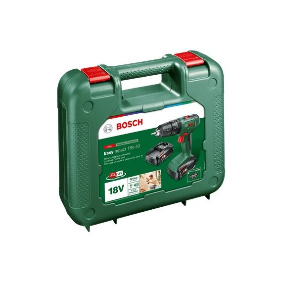 Bosch EasyImpact 18V-40 1630 RPM Schwarz, Grün, 2 image