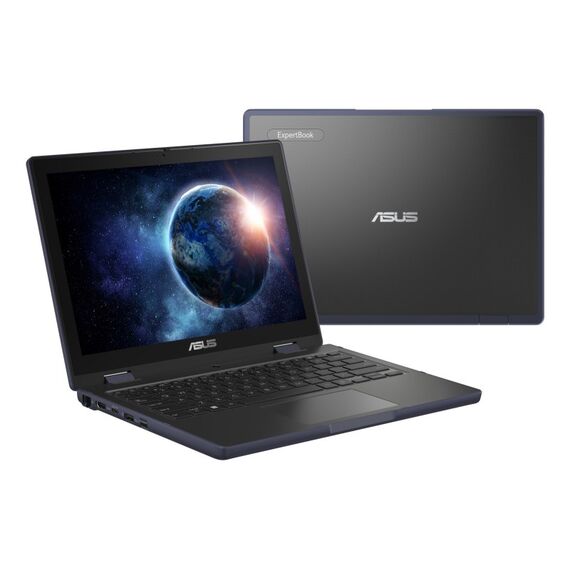 ASUS BR1204FTA-R90068X Intel® N N150 Laptop 31 cm (12.2") Touchscreen WUXGA 8 GB LPDDR5-SDRAM 128 GB UFS Wi-Fi 6E (802.11ax) Windows 11 Pro Schwarz, Grau, 4 image