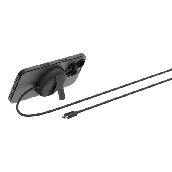 Belkin WIA011HQBK Ladegerät für Mobilgeräte Kopfhörer, Smartphone Schwarz USB Kabelloses Aufladen Schnellladung Drinnen, Farbe: Schwarz, Länge: 2 m, 2 image