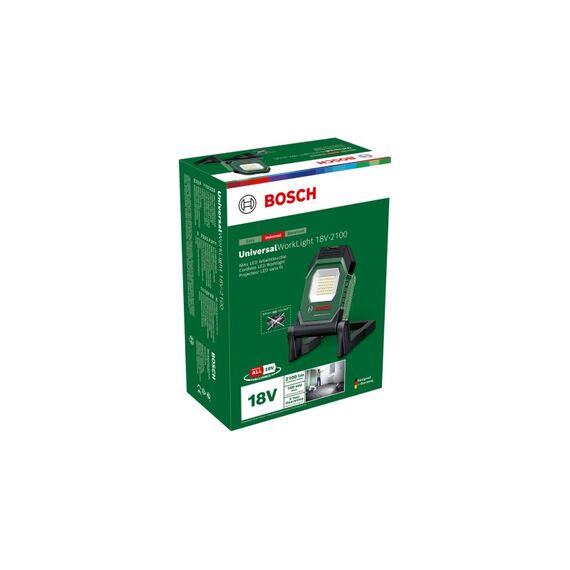 Bosch UniversalWorkLight 18V-2100 Schwarz, Grün, 4 image