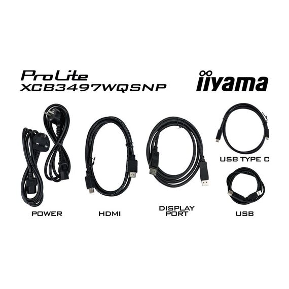 iiyama ProLite XCB3497WQSNP-B1 Computerbildschirm 86,4 cm (34") 3440 x 1440 Pixel UltraWide Quad HD LED Schwarz, 9 image