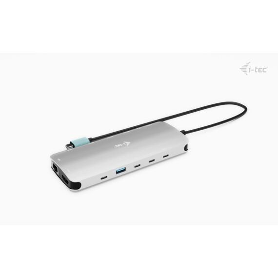 i-tec Metal USB-C Nano 3x Display Dock, 2x HDMI 1x USB-C video with Power Delivery 140W + Universal Charger 140 W, 4 image