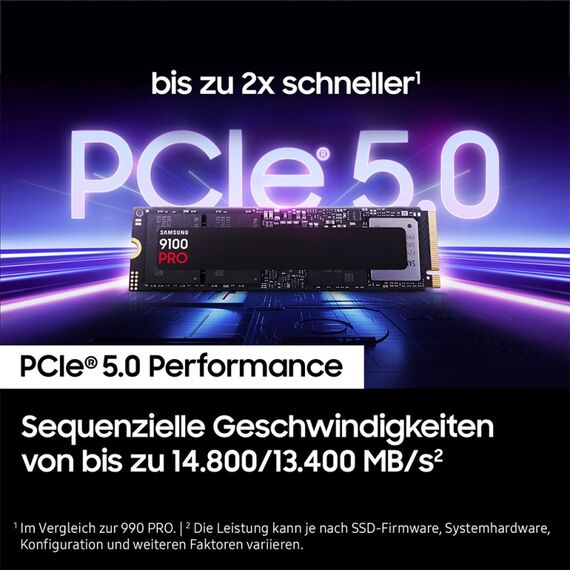 Samsung 9100 PRO PCIe® 5.0 NVMe™ M.2 SSD - 4 TB, 3 image