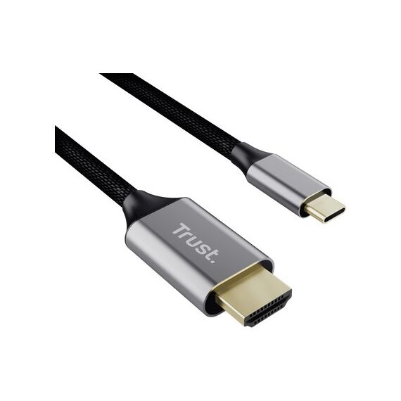 Trust 25630 Kabeladapter USB-C HDMI Schwarz, Silber, 2 image