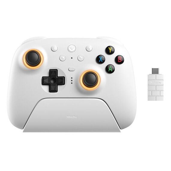 8Bitdo Ultimate 2 Wireless Weiß Bluetooth/RF/USB Gamepad Analog / Digital Android, MAC, PC, Farbe: Weiß