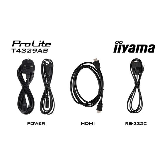 iiyama T4329AS-B1AG Computerbildschirm 108 cm (42.5") 3840 x 2160 Pixel 4K Ultra HD LED Touchscreen Schwarz, 20 image
