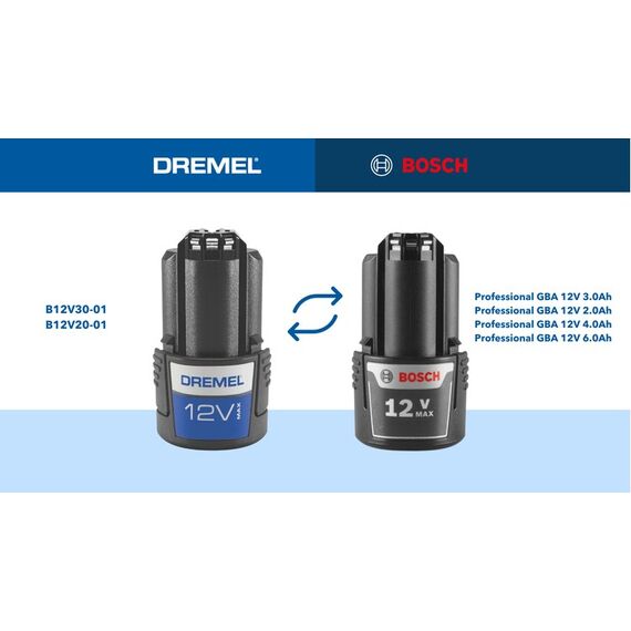 Dremel F013DD12JA Bohrmaschine 800 RPM Ohne Schlüssel 850 g Blau, Grau, 6 image