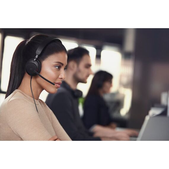 Jabra Evolve2 40 SE Kopfhörer Kabelgebunden Kopfband Büro/Callcenter USB Type-C / USB Type-A Schwarz, 4 image