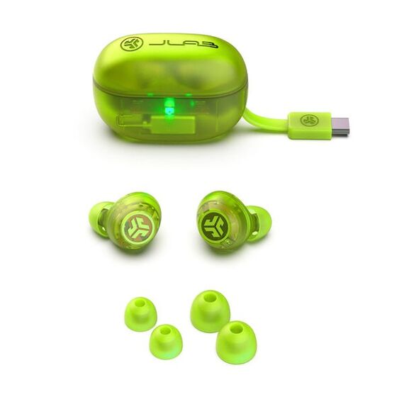 JLab Go Pop ANC Kopfhörer True Wireless Stereo (TWS) im Ohr Anrufe/Musik Bluetooth Türkis, Transparent, 3 image