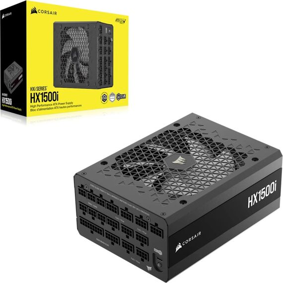 Corsair HX1500 Netzteil 1500 W 24-pin ATX ATX Schwarz, 2 image
