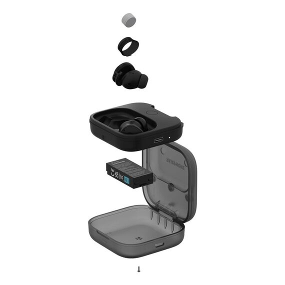 Fairphone Fairbuds Kopfhörer True Wireless Stereo (TWS) im Ohr Anrufe/Musik USB Typ-C Bluetooth Schwarz, 6 image