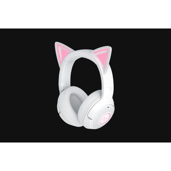 Razer Kraken Kitty V2 BT Kopfhörer Kabellos Kopfband Gaming Bluetooth Weiß, Farbe: Weiß