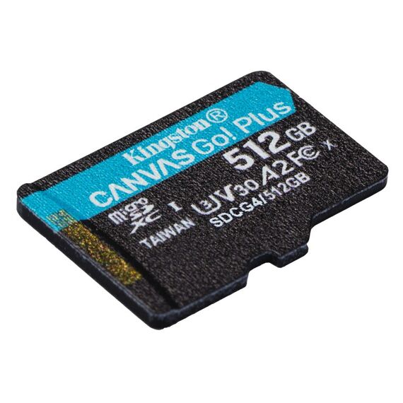 Kingston Technology 512GB microSDXC Canvas Go Plus Gen4 200R A2 U3 Einzelpaket ohne ADP, 2 image