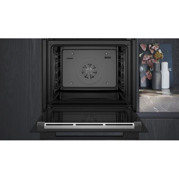 Siemens iQ700 HB734G1B1 Backofen 71 l 3600 W Schwarz, 3 image