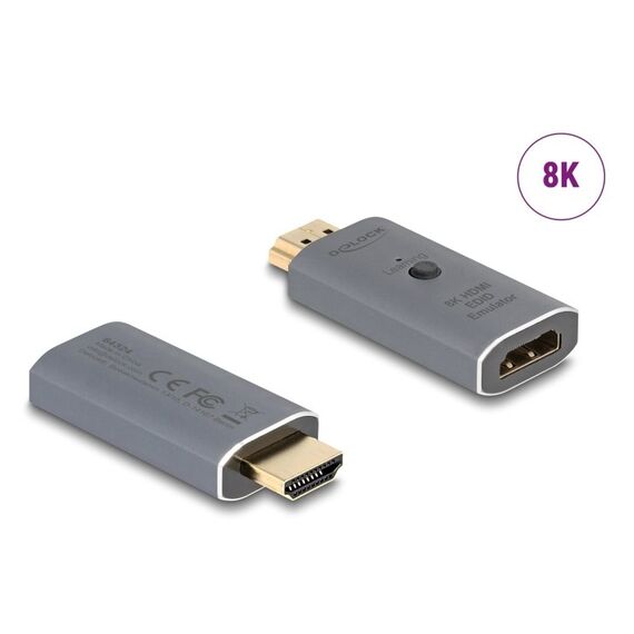DeLOCK 64324 Kabeladapter HDMI Anthrazit