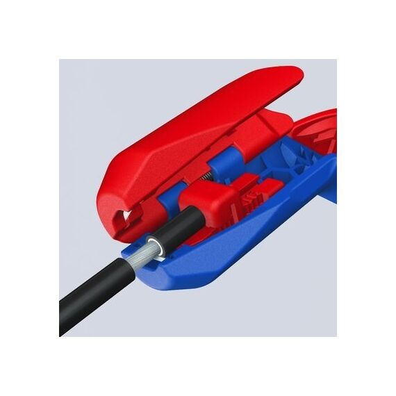 Knipex 16 95 03 SB Abisolierzange Blau, Rot, 2 image
