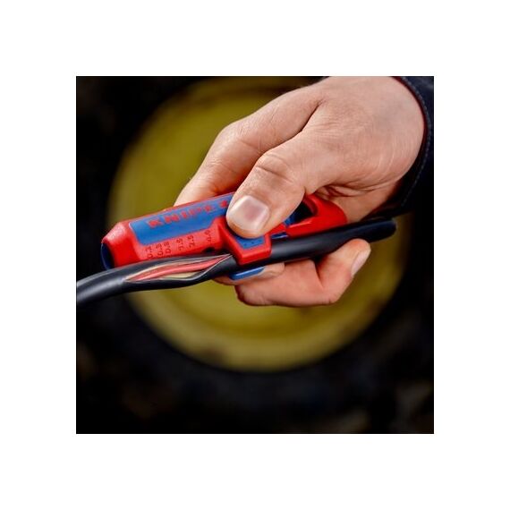 Knipex 16 95 03 SB Abisolierzange Blau, Rot, 4 image