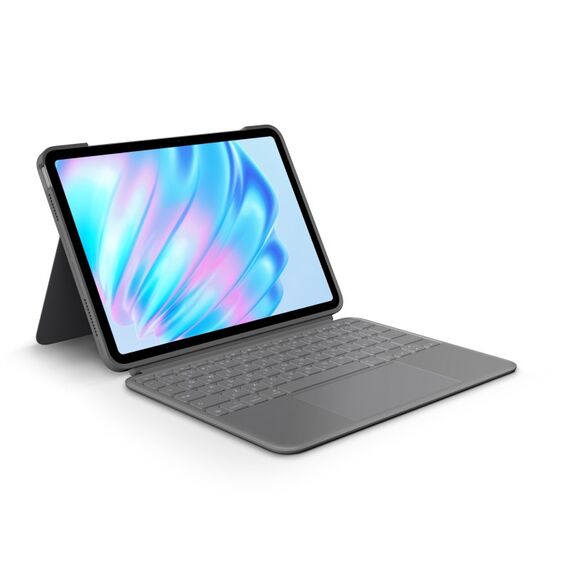 Logitech Combo Touch QWERTZ Schweiz Smart Connector Grau, 2 image