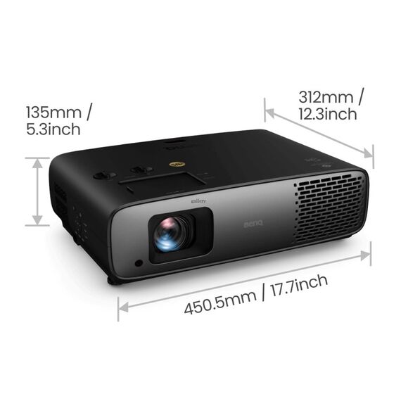 BenQ W4100i Standard Throw-Projektor 3200 ANSI Lumen DLP UHD 4K (3840x2160) 3D Schwarz, 3 image