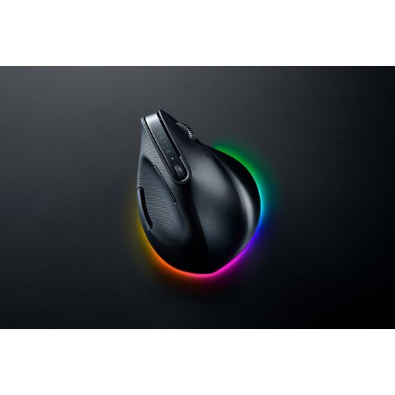 Razer Pro Click V2 Vertical Maus Universal Rechts RF Wireless + Bluetooth + USB Type-C Optisch 30000 DPI, 2 image