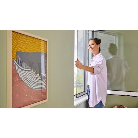 TESA 55360-00001-00 Moskitonetz Fenster Anthrazit, 3 image