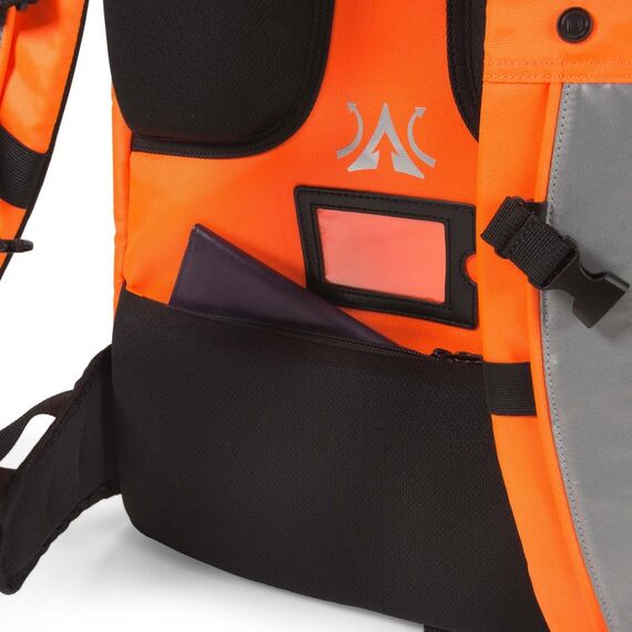 DICOTA Hi-Vis V2 Rucksack Orange Recyceltes Polyethylenterephthalat (rPET), Thermoplastische Polyurethane (TPU), 6 image