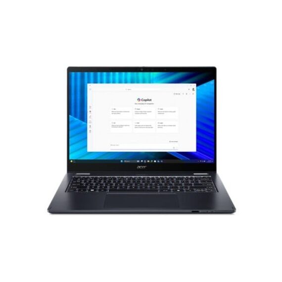 Acer TravelMate TMP414RN-55-TCO-75GR Intel Core Ultra 7 255U Hybrid (2-in-1) 35,6 cm (14") Touchscreen WUXGA 32 GB DDR5-SDRAM 1 TB SSD Wi-Fi 7 (802.11be) Windows 11 Pro Blau, 2 image