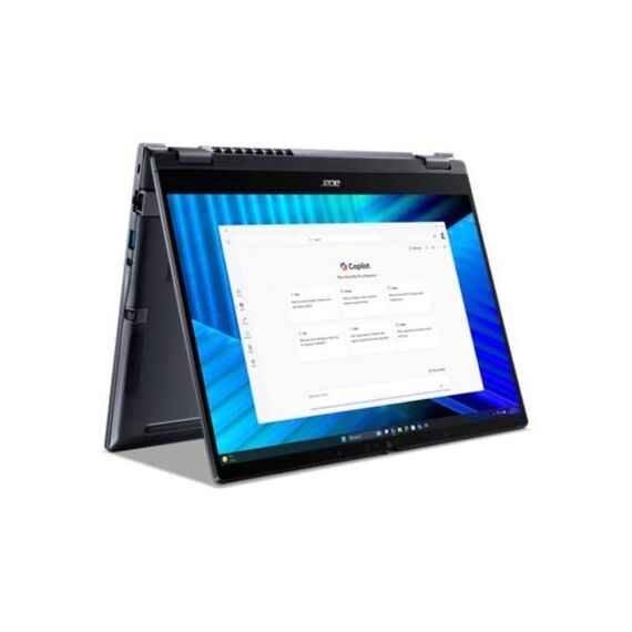Acer TravelMate TMP414RN-55-TCO-75GR Intel Core Ultra 7 255U Hybrid (2-in-1) 35,6 cm (14") Touchscreen WUXGA 32 GB DDR5-SDRAM 1 TB SSD Wi-Fi 7 (802.11be) Windows 11 Pro Blau, 5 image