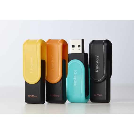 Kingston Technology DataTraveler 128GB Portable USB 3.2 Gen 1 Exodia S (Schwarz/Türkis), Kapazität: 128 GB, 5 image