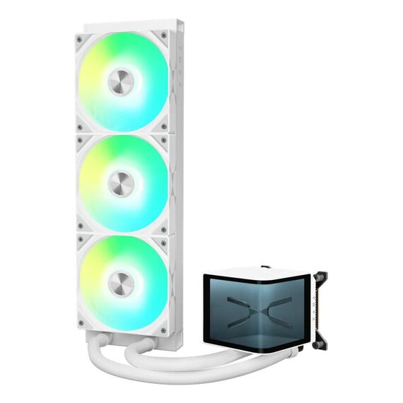 TRYX PANORAMA ARGB 360 Prozessor Flüssigkeitskühlung 12 cm Weiß 1 Stück(e), Farbe: Weiß, 2 image